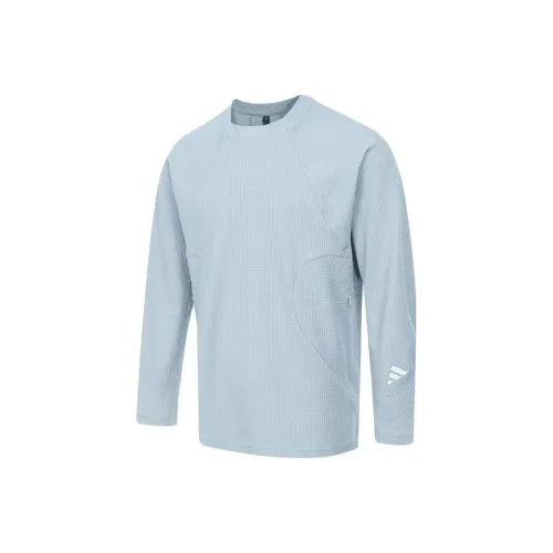 Adidas FUSTL LS T Рубашка Мужская Светло-Синяя