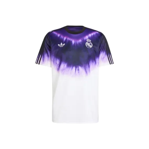 Adidas Originals FW24 T-Shirt Мужской Фиолетовый Белый Цвет