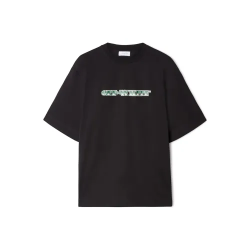 Off Белый SS25 T Рубашка Мужская Черная