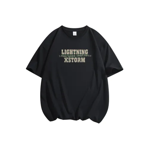 Lightning X Storm Короткий рукав T-рубашки Унисекс