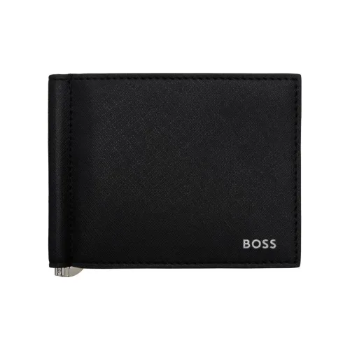 BOSS Кошелек из искусственной кожи стандартный мужской черный