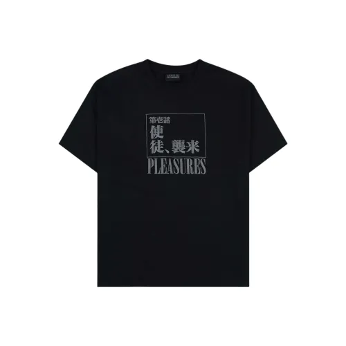 PLEASURES Evangelion Co Branded Модель Черная Унисекс Футболка