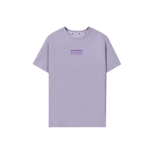 Skechers T-Shirt Унисекс Орхидея Фиолетовый 01X5
