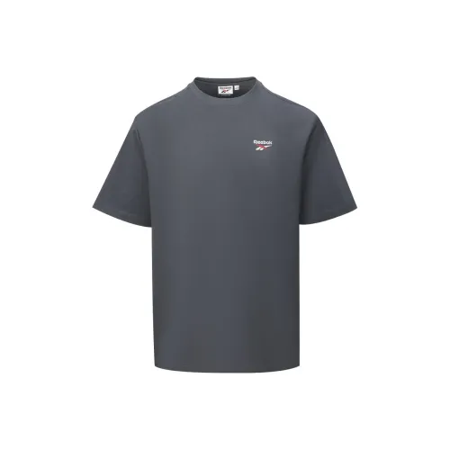 Reebok Угольно-черный Унисекс Футболка