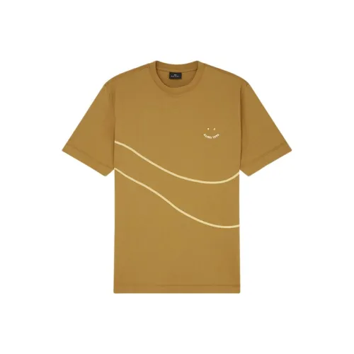 Paul Smith Paul Smith Smiley Series Горчичный Мужской T-Рубашки