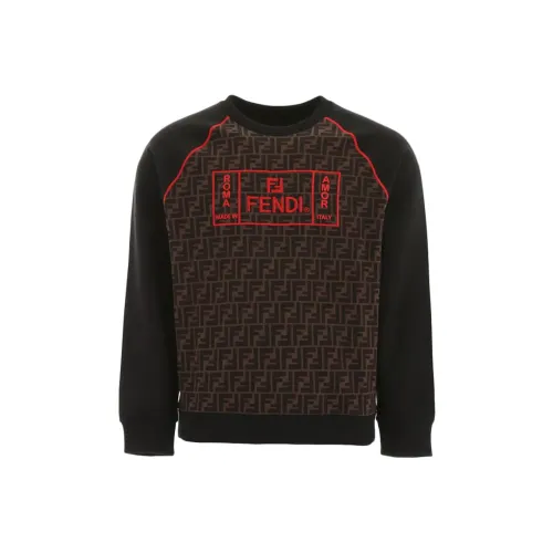 FENDI Черный Мужские Свитшоты
