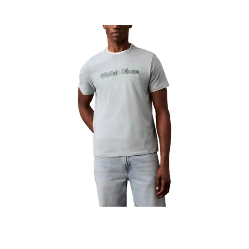 Calvin Klein T-Shirt Мужской Светло-Зеленый