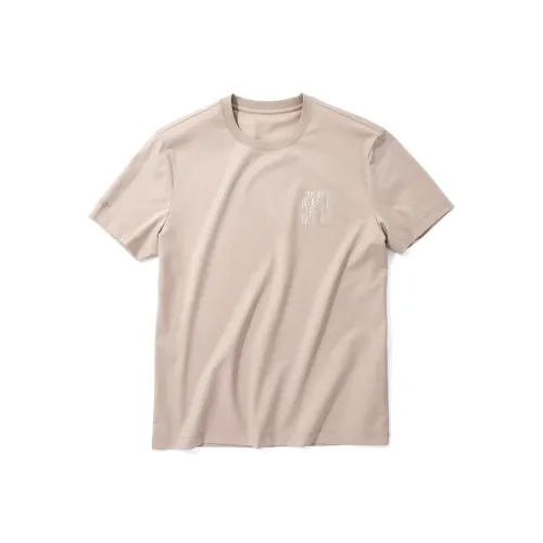 Mr.Bu T Рубашка Мужская Элегантная Абрикос Бежевый