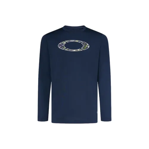 Oakley QD LS Tee T-Shirt Рубашка Мужская Темно-синяя