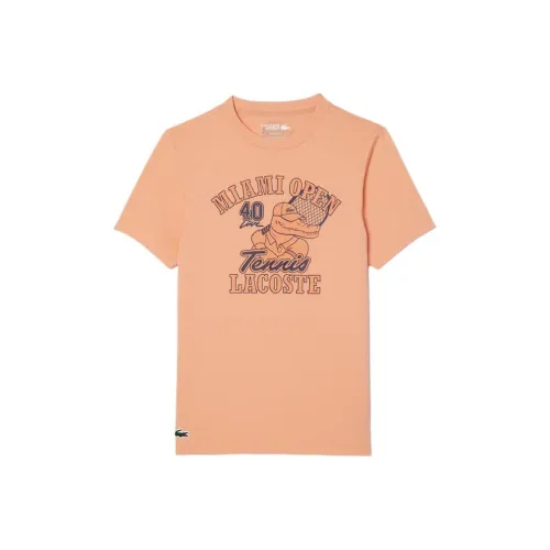 LACOSTE T-рубашка мужская светло-оранжевая