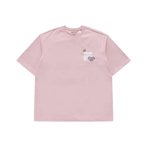 FILA FUSION T-Shirt Унисекс Лотосовый корень Оранжевый Розовый