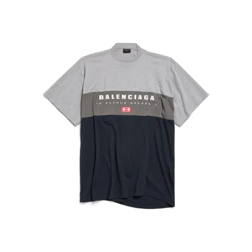 Balenciaga T-Shirt Loose Fit Men's Gray