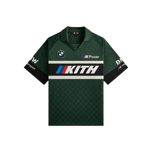 KITH x BMW T Рубашка Мужская Темно-Зеленая