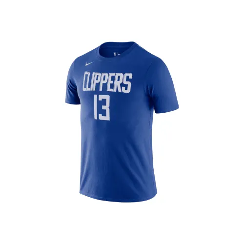 Nike x NBA Los Angeles Clippers Icon Ромб T Рубашка Унисекс Синий