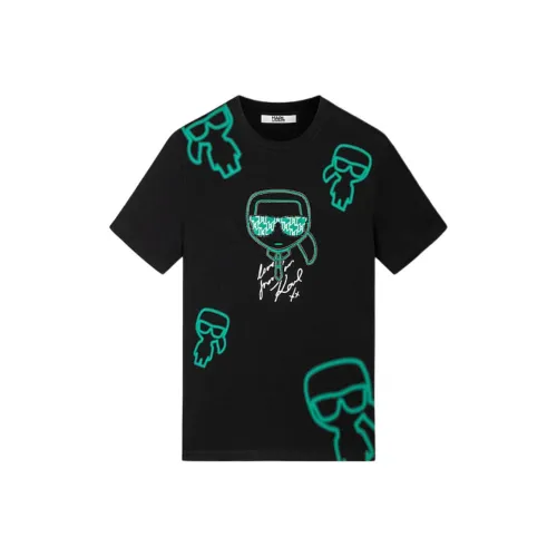 KARL LAGERFELD / Karl Lagerfeld Jeans Черные Мужские T-Рубашки