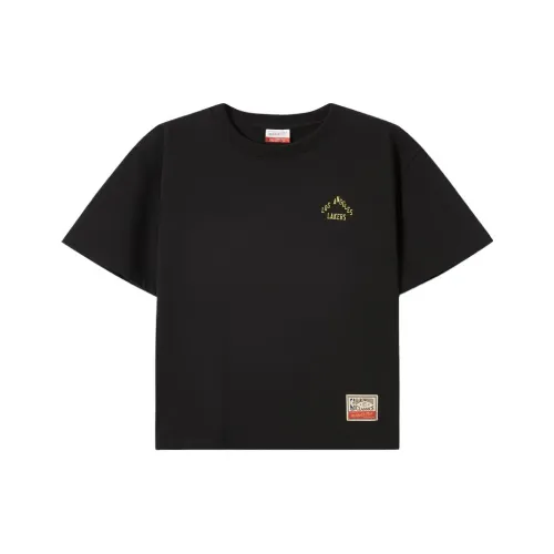 MITCHELL NESS X NBA Los Angeles Lakers SS25 Лайфстайл T-Shirt Унисекс Черный