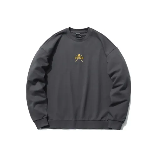 LINING Толстовка Мужская Черная Сосново-Серый