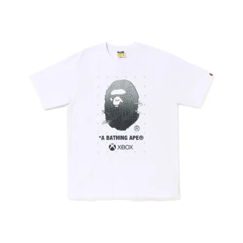 A BATHING APE x XBOX Co Брендированная Серия SS24 T Рубашка Унисекс