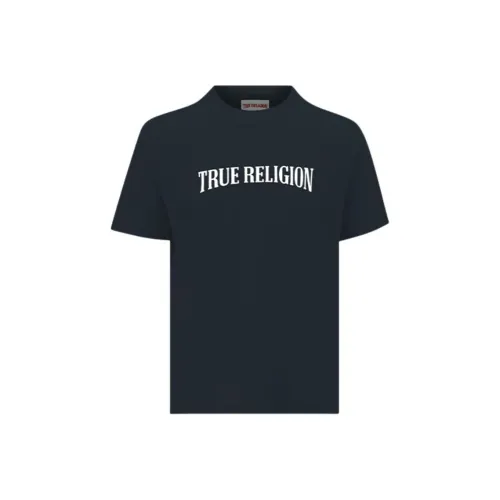 TRUE RELIGION SS24 T Рубашка Унисекс Черный