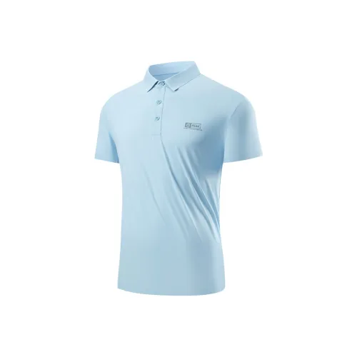 PEAK Azure Синий Мужская T-Рубашка