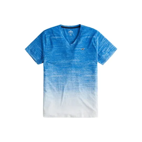 Hollister T-Shirt Мужская Градиент Синий