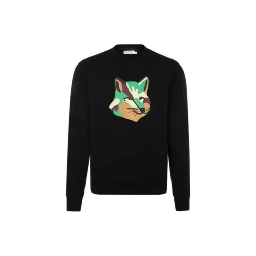 Maison Kitsune Черный Унисекс Свитшоты