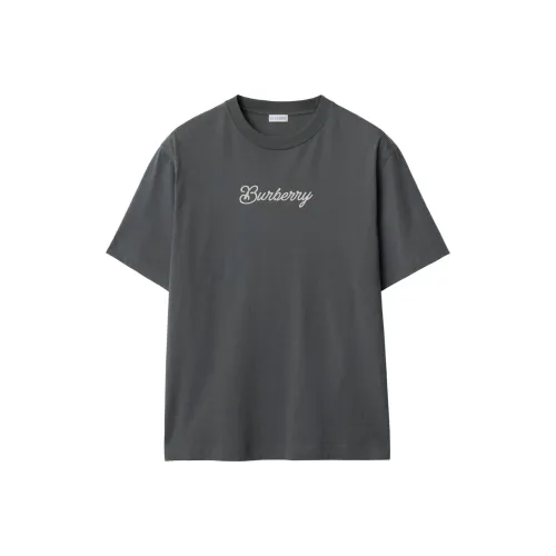 Burberry SS25 T Рубашка Мужская Угольный Серый