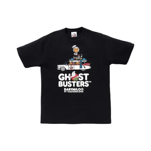 A BATHING APE Мужские черные футболки