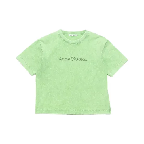 ACNE STUDIOS SS25 Зеленая Унисекс Рубашка T