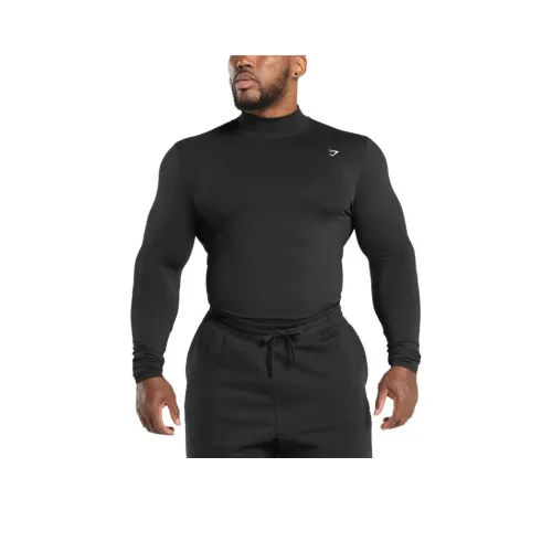 GYMSHARK Черные Мужские T-рубашки