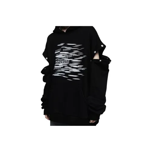 0 CROWORLD Черный Унисекс Свитшоты