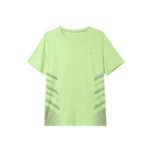 Under Armour Iso CHILL T Рубашка Мужская Светло-Травяной Зеленый