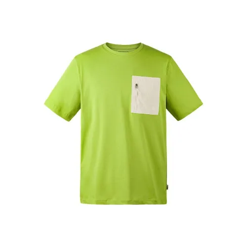 THE NORTH FACE T-Shirt Мужской Яблоко Зеленый