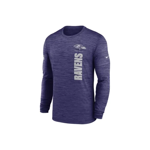 Nike NFL Baltimore Ravens Sideline Velocity T-Shirt Мужская Фиолетовая