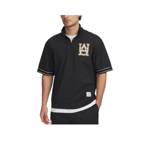 Under Armour T-Shirt Мужской Черный Noble Золотой Драгоценный камень Цвет