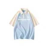 Светло-синий / Бежево-абрикосовый