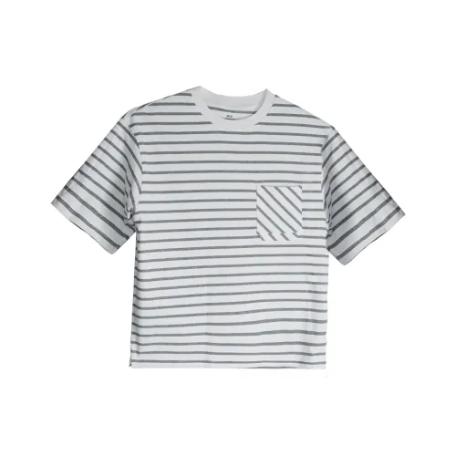 PUSH HZC T-Рубашка Мужская Синие Полосы Узор