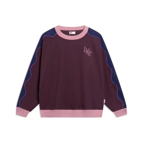 LINING Темно-красновато-фиолетовый Унисекс Толстовки