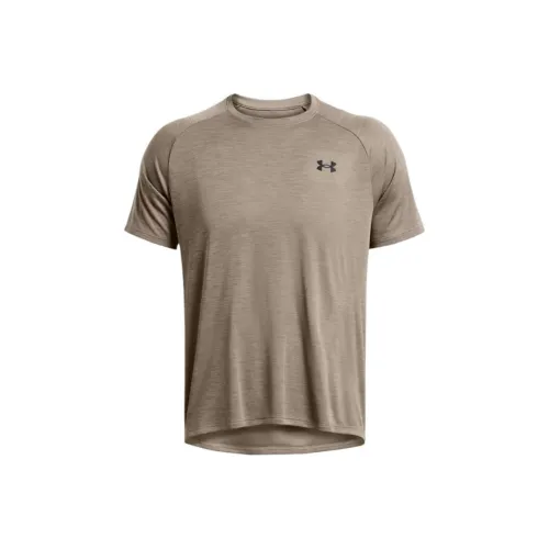 Under Armour T-Shirt Мужской Taupe Nightfall Black