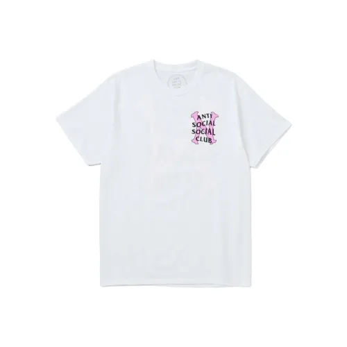 NEIGHBORHOOD совместный бренд Anti Social Club Коллаборация Белая Унисекс Футболка