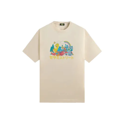 Kith X SESAME STREET FW24 T Рубашка Мужская Вафельная Вязаная