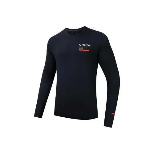 ANTA Variety Тренировки Коллекция T Рубашка Мужская Основной черный