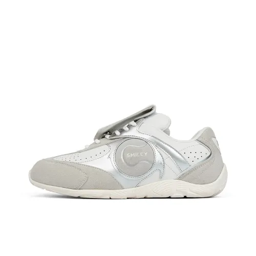 Smiley Tennis Series Немецкие армейские кроссовки Low Топ Galaxy Gray Женские