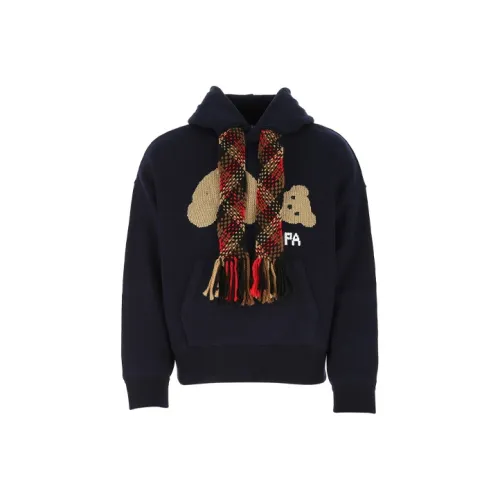 PALM ANGELS Морской Синий Мужские Свитшоты