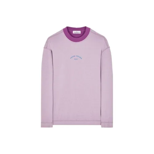 STONE ISLAND STONE ISLAND SS23 Marina Пурпурно-розовый Мужской Свитшот