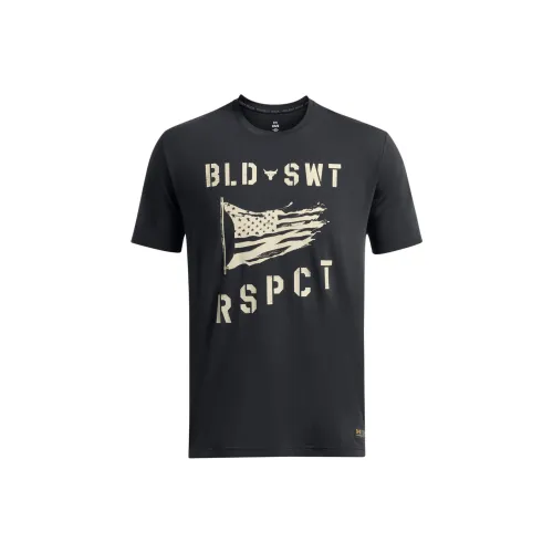 Under Armour ProjectRock FW24 BSR T Рубашка Мужская Розовая Угольная Серая