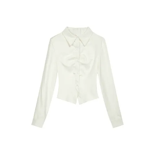 DOSOHEB Рубашка Женская Экрю Рубашка