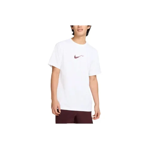 Nike HYVERSEDRI Форма UV T Рубашка Мужская Белая