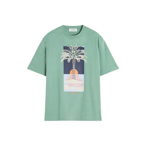 Lanvin Зеленые Мужские T-рубашки