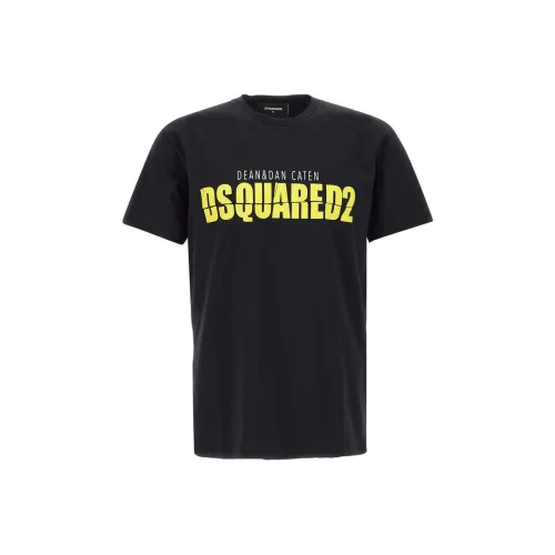 DSQUARED 2 Черные Мужские T-Рубашки